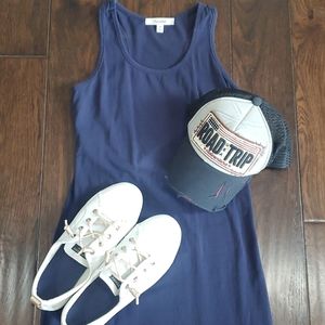 Racerback Tank Bodycon Dress Swim Cover Up Sz M